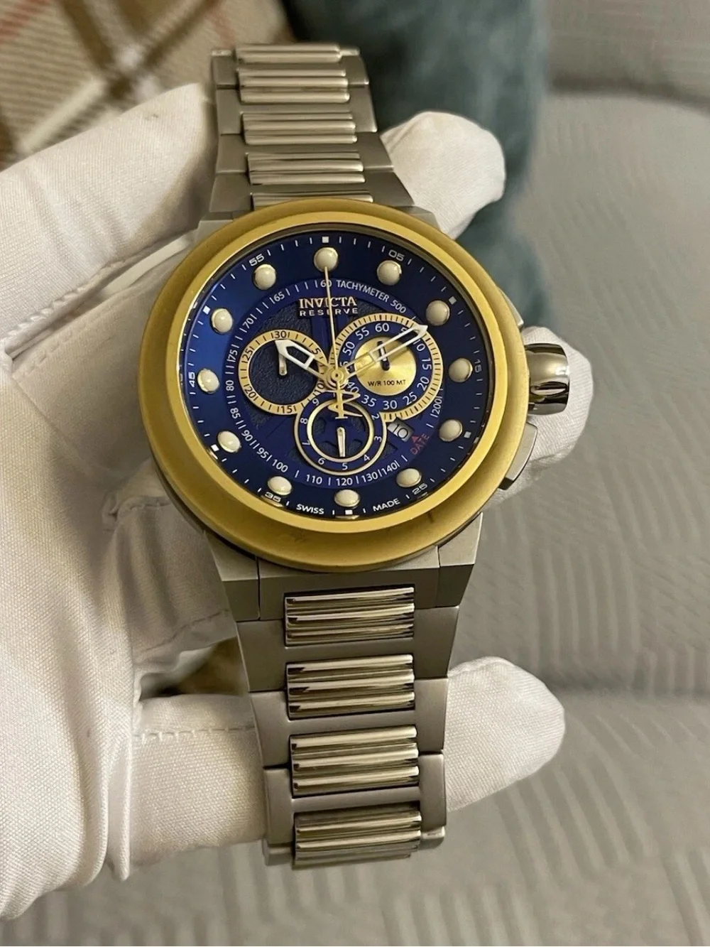 Invicta Reserve Military Cadet 14302 Swiss Made Chronograph 50mm Watch